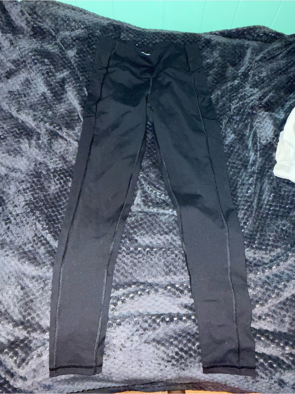 Victoria's Secret Kids Black Active Stretch Leggings